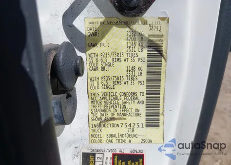 2013 Nissan Frontier S from USA, damaged, VIN 1N6BD0CT0DN754251